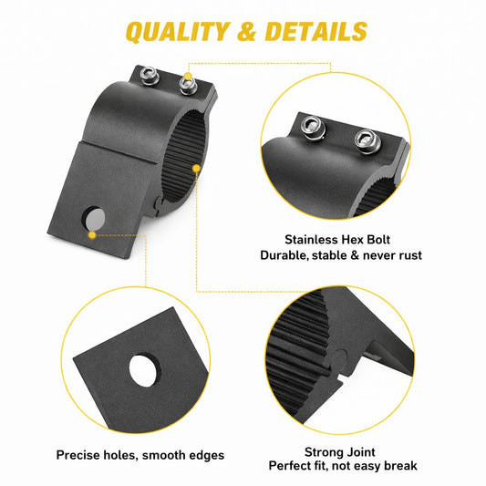 Spotlight Mounting Brackets Bullbar/Roof Rail