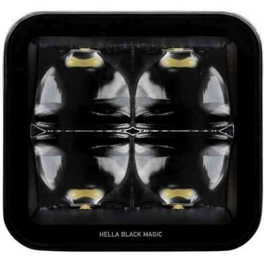 Hella LED Black Magic 3.2" Cube Kit - (Spot)