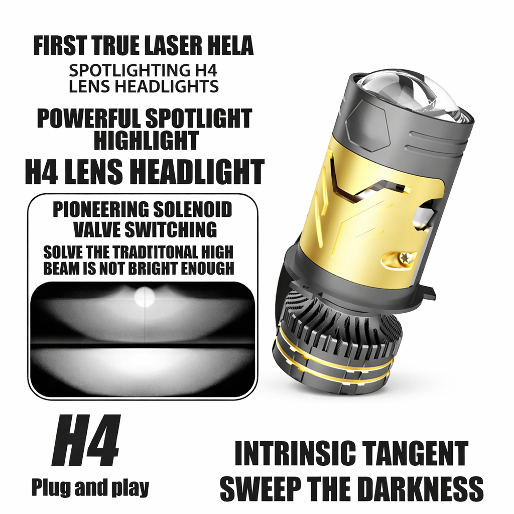 H4 Projector LED Bulb Set