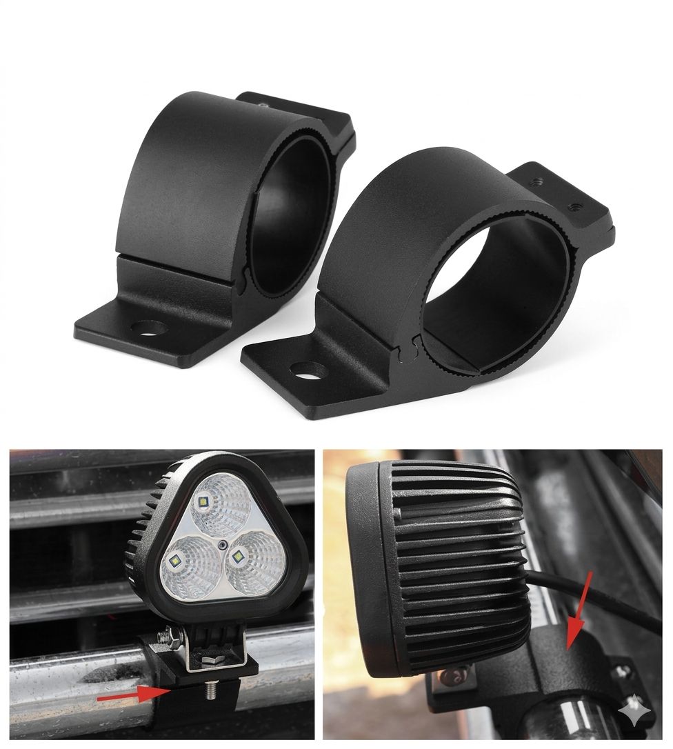 Spotlight Mounting Brackets Bullbar/Roof Rail