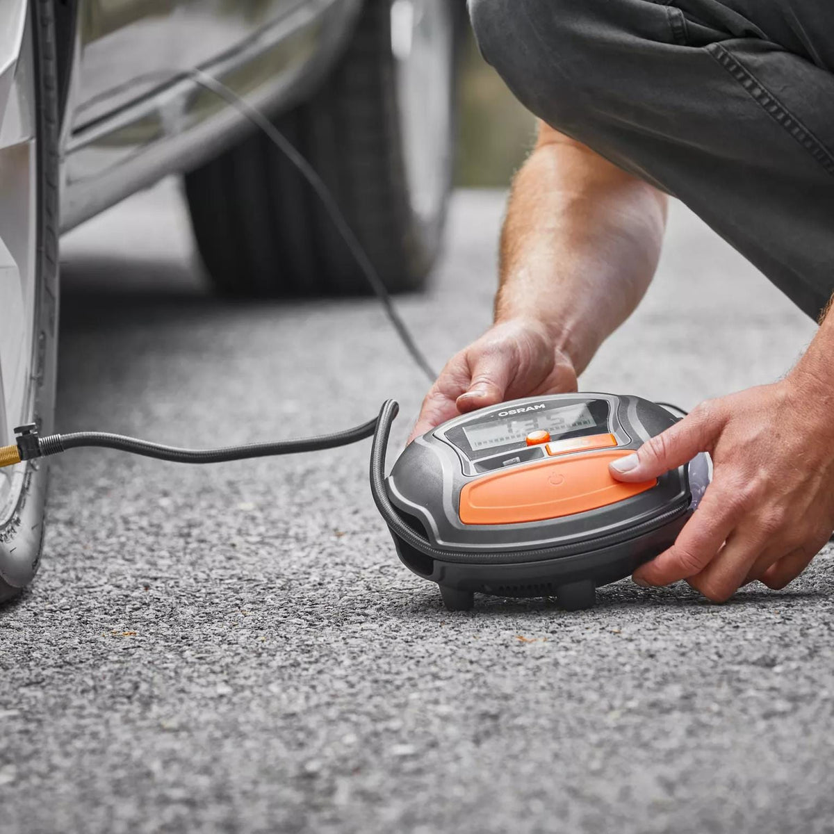 OSRAM TYREinflate 1000 OTI1000 Rapid tyre inflator with wind-up cable
