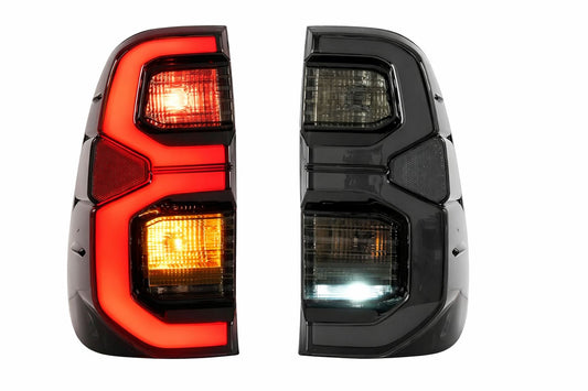 Toyota Hilux 2016+ GR Smoked Tail Light Set