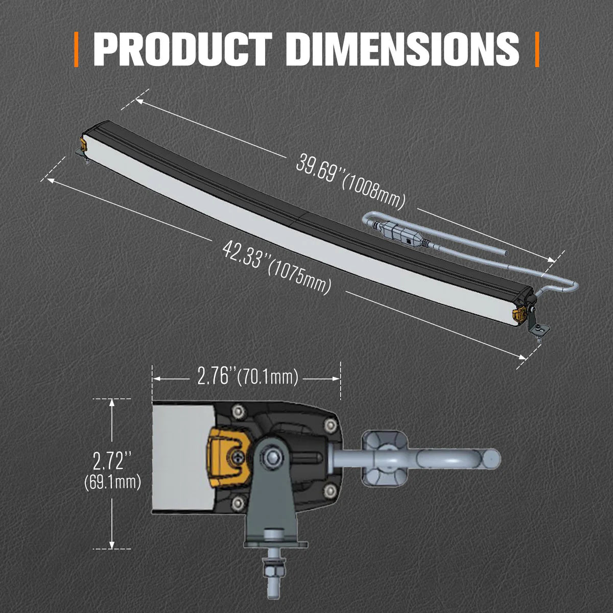 Lightfox 40inch Curved LED Light Bar