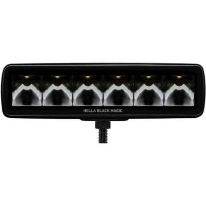 Hella Black Magic LED Mini Lightbar 6.2˝ Single (Spot)