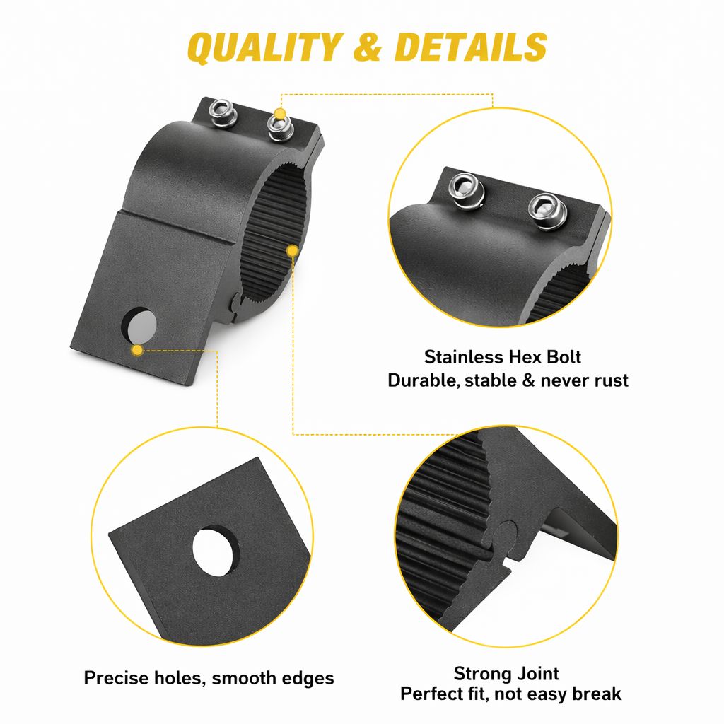 Spotlight Mounting Brackets Bullbar/Roof Rail