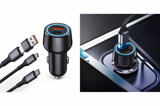 Super Fast Charger with 2-in-1 Cable