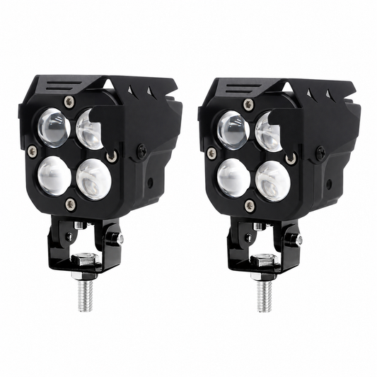 3.5inch White/Yellow LED Projector Spotlight Set