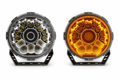 7" Round Spot Light with projector Set of 2