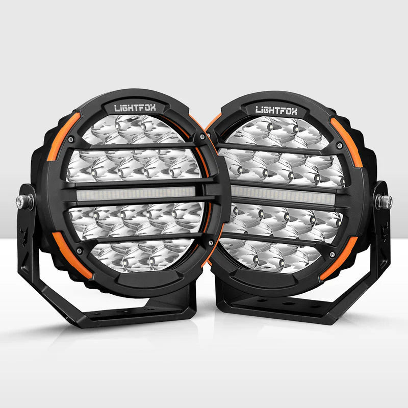 Lightfox Polaris Pair 7inch Osram LED Driving Lights