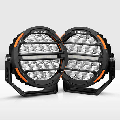 Lightfox Polaris Pair 7inch Osram LED Driving Lights