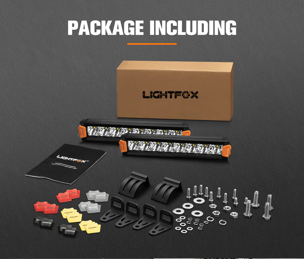 Lightfox Vega Series Pair 8inch Osram