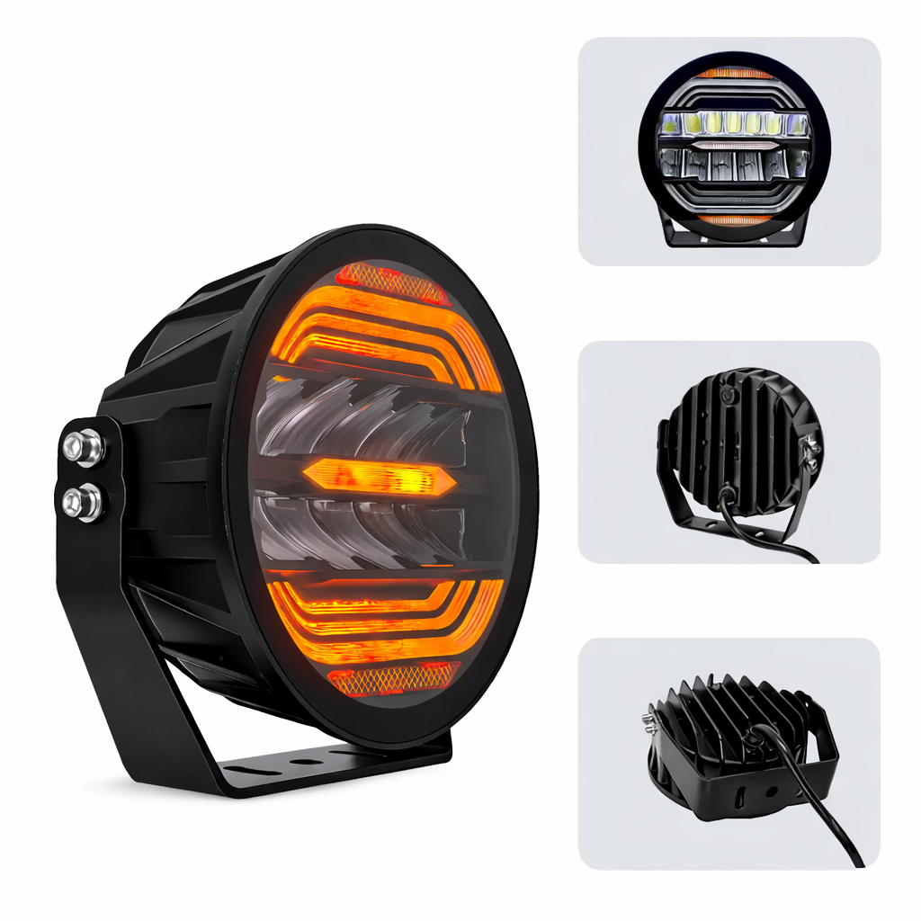 Circular LED Spotlight Set- 2PC