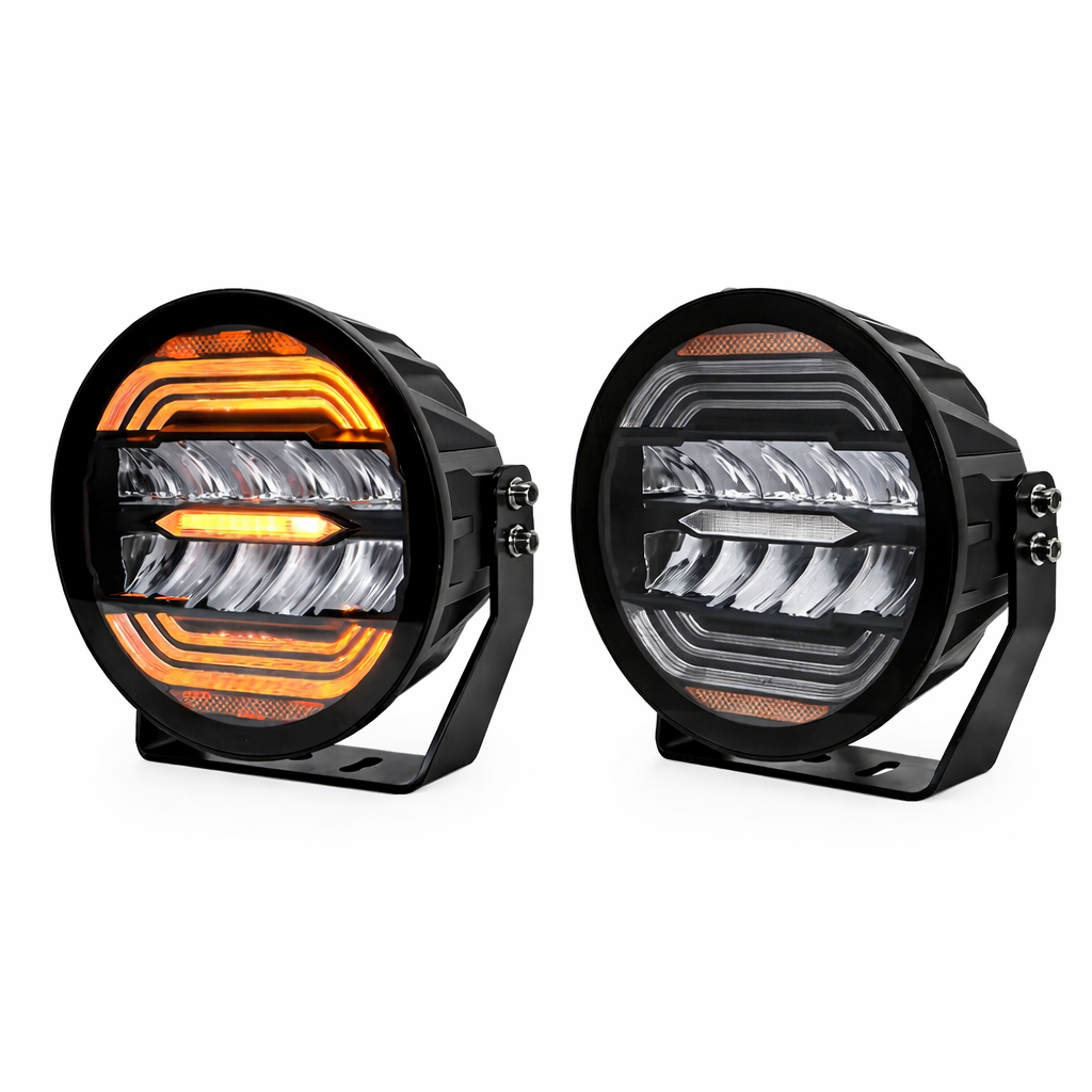 Circular LED Spotlight Set- 2PC