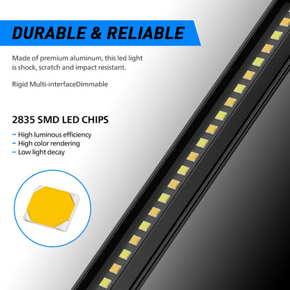 Aurora Outdoor 600 mm LED Dimmable Camping Light - White & Amber