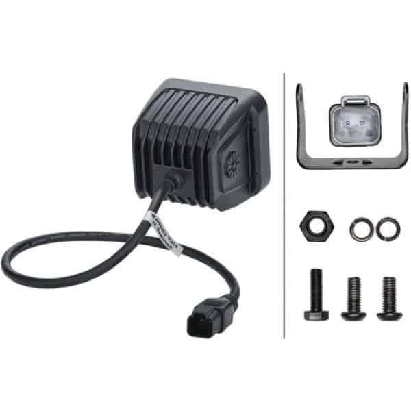 Hella LED Black Magic 3.2" Cube Kit - (Flood)