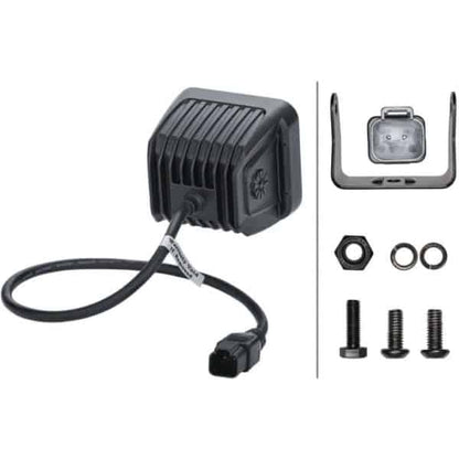 Hella LED Black Magic 3.2" Cube Kit - (Flood)