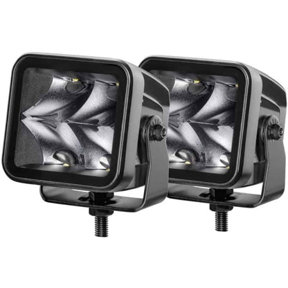 Hella LED Black Magic 3.2" Cube Kit - (Spot)