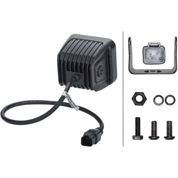 Hella LED Black Magic 3.2" Cube Kit - (Spot)