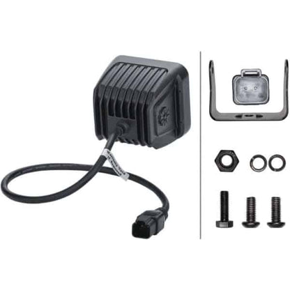 Hella LED Black Magic 3.2" Cube Kit - (Spot)