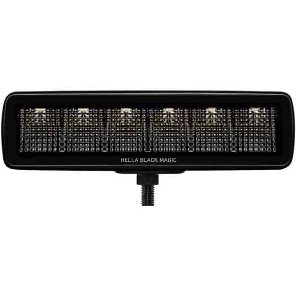Hella Black Magic LED Mini Lightbar 6.2˝ Single (Flood)
