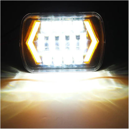 Universal 7inch Dual Function LED Projector Square Headlight Set