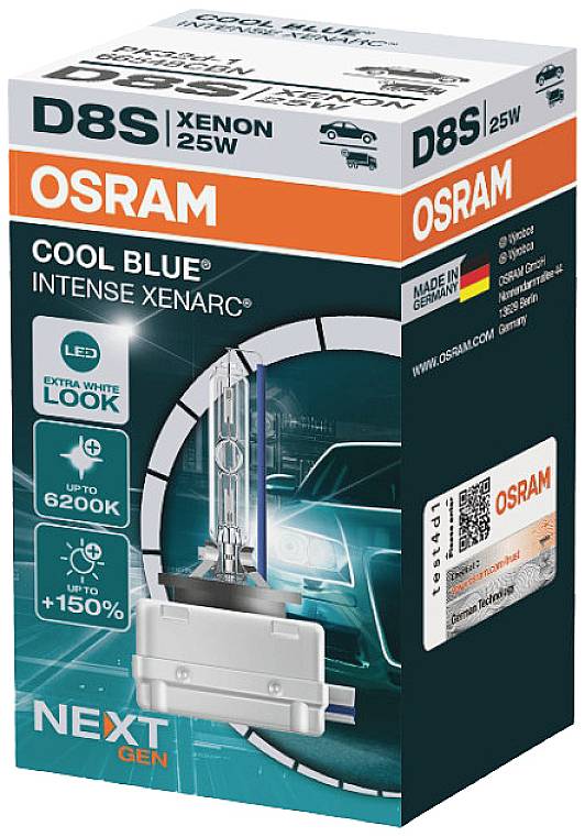 Osram Cool Blue Intense D8S Xenon (Pair)