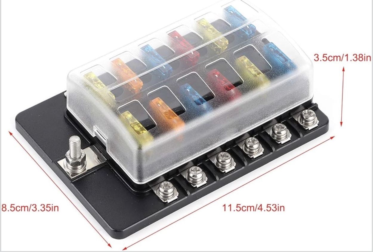 Blade Fuse Block with LED Indicator