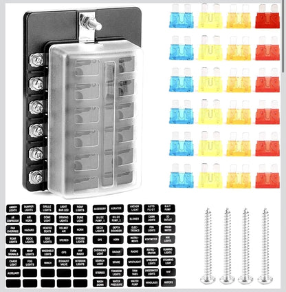 Blade Fuse Block with LED Indicator