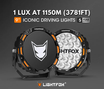 Lightfox 9inch LED Driving Lights