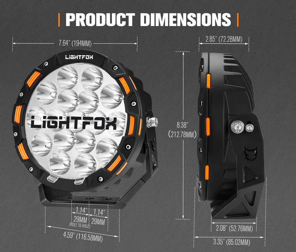Lightfox 7inch LED Driving Lights