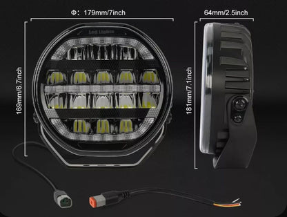 7" Round LED Spot Light - Per Light