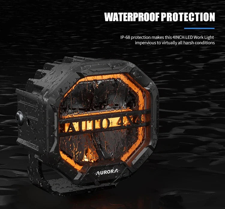 AURORA FireNova 4inch pod lights led work light for off road 4x4 ATV Truck led light (DRL) (pair)