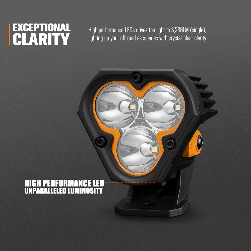 Lightfox Cygnus-3 3inch Pair LED Pod