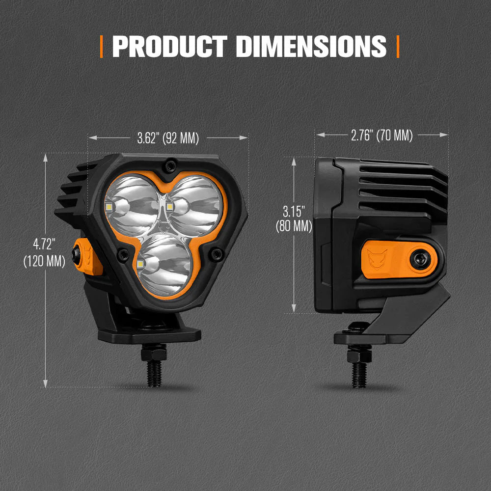 Lightfox Cygnus-3 3inch Pair LED Pod