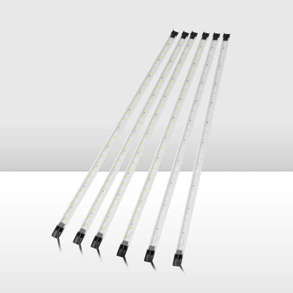 Lightfox 12V LED Camp Dual Colours Light Bar Kits Set of 6