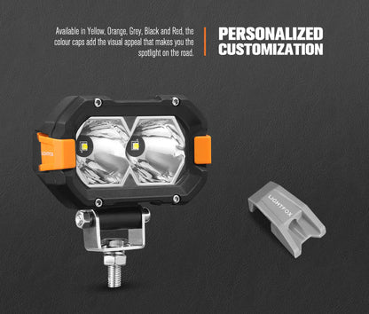 Lightfox Pair 4inch Osram LED Work Lights