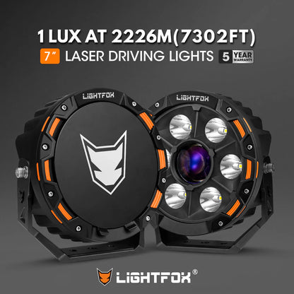 Lightfox 7inch Laser LED Driving Lights