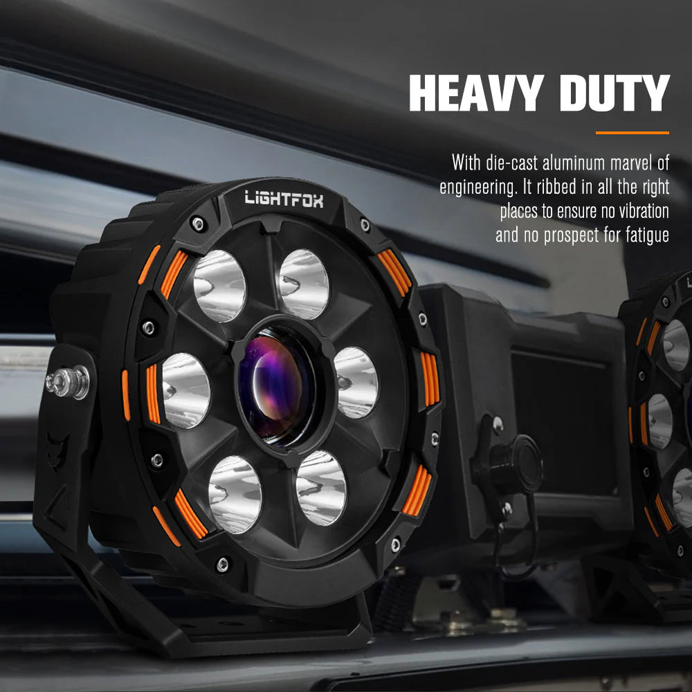 Lightfox 7inch Laser LED Driving Lights