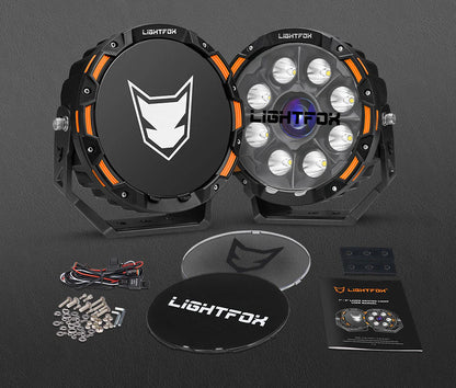 Lightfox 9inch Laser LED Driving Lights