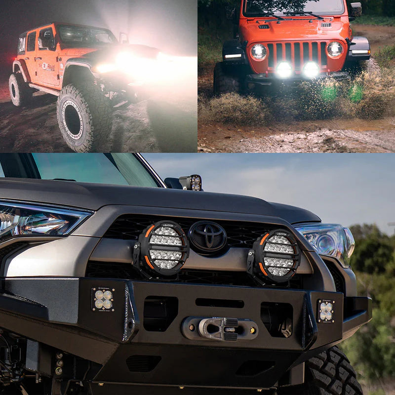 Lightfox Polaris Pair 7inch Osram LED Driving Lights