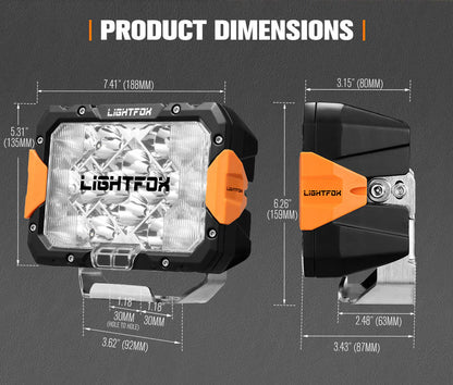 Lightfox Pegasus Series 9inch LED Driving Lights