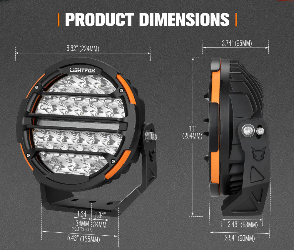 Lightfox 9inch LED Driving Light