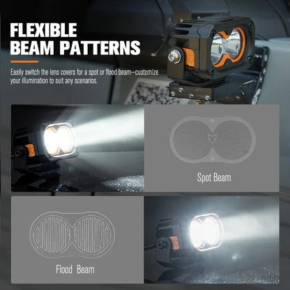 Lightfox Cygnus-2 3inch LED Work Lights