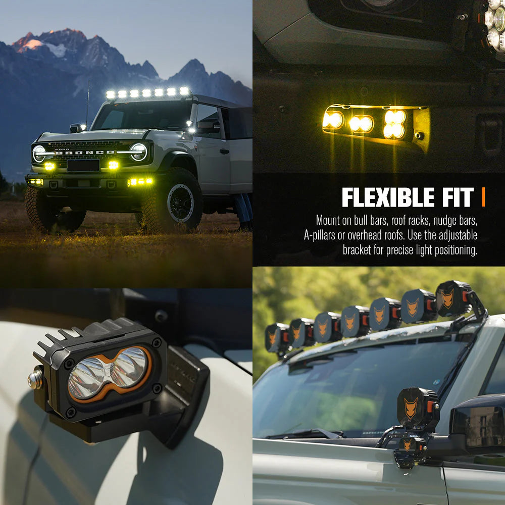 Lightfox Cygnus-2 3inch LED Work Lights