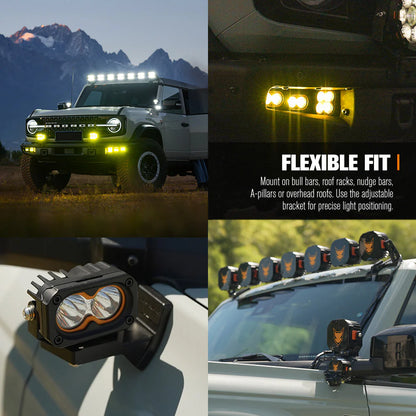 Lightfox Cygnus-2 3inch LED Work Lights