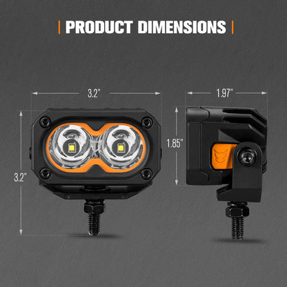 Lightfox Cygnus-2 3inch LED Work Lights