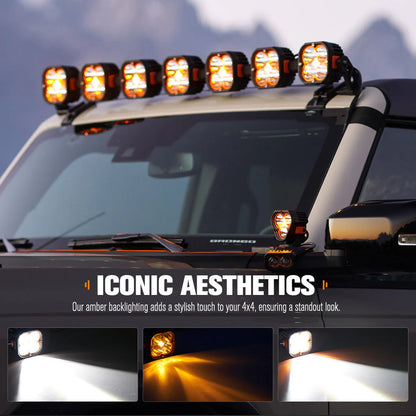 Lightfox Cygnus Pair 5inch Osram LED Pod Lights
